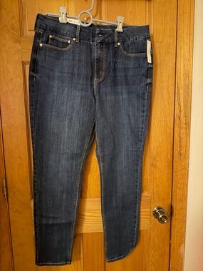 Seven7 Women's Dark Indigo Skinny Jeans